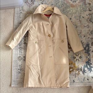 Women's Vintage Misty Harbor Beige Trench Coat